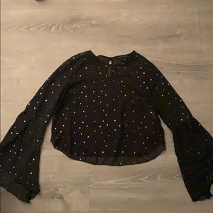 Forever 21 mesh star shirt